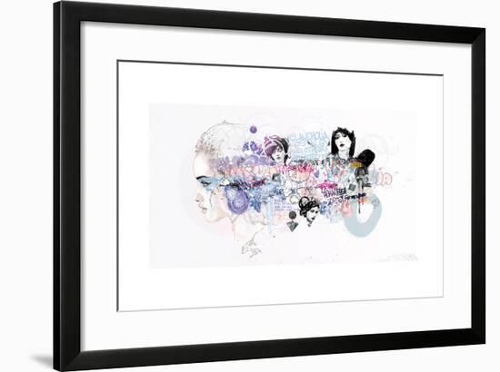 Melancholia Nostalgia And Other Related Feeling-Mydeadpony-Framed Art Print