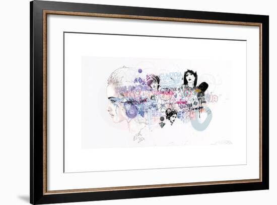 Melancholia Nostalgia And Other Related Feeling-Mydeadpony-Framed Art Print