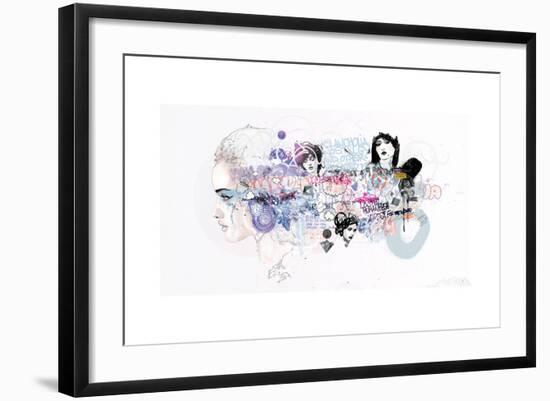 Melancholia Nostalgia And Other Related Feeling-Mydeadpony-Framed Art Print