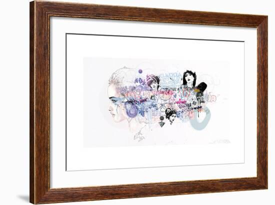 Melancholia Nostalgia And Other Related Feeling-Mydeadpony-Framed Art Print