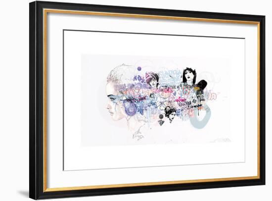 Melancholia Nostalgia And Other Related Feeling-Mydeadpony-Framed Art Print