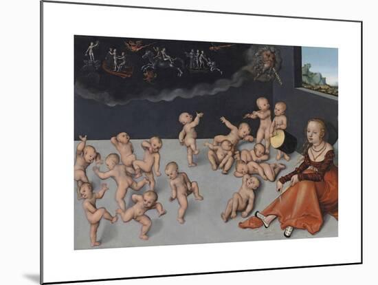 Melancholia-Lucas Cranach the Elder-Mounted Premium Giclee Print