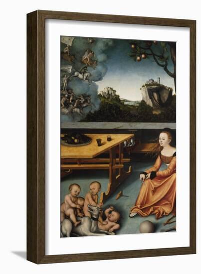 Melancholia-Lucas Cranach the Elder-Framed Giclee Print