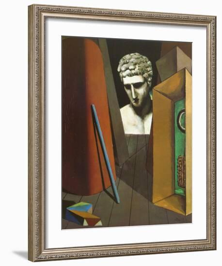 Melancholie Hermetique, 1919-Giorgio De Chirico-Framed Art Print