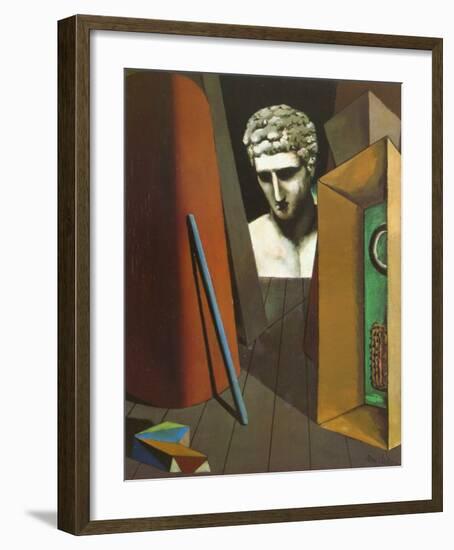 Melancholie Hermetique, 1919-Giorgio De Chirico-Framed Art Print