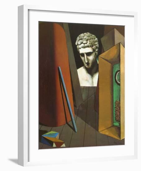 Melancholie Hermetique, 1919-Giorgio De Chirico-Framed Art Print