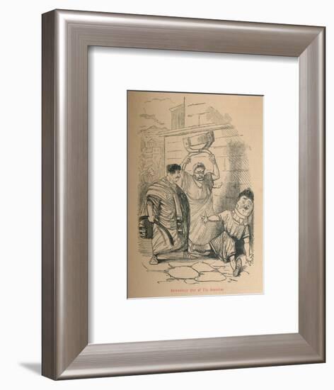 'Melancholy End of Tib Gracchus', 1852-John Leech-Framed Giclee Print