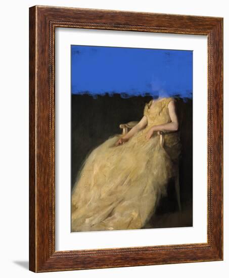 Melancholy Mood - Mix Art Media-The Art Concept-Framed Photographic Print