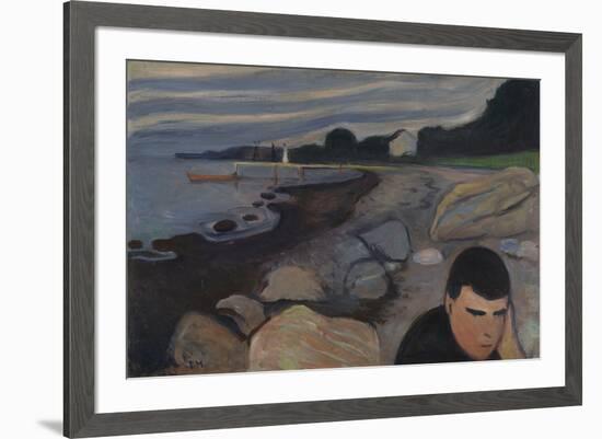 Melancholy-Edvard Munch-Framed Premium Giclee Print