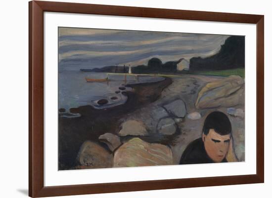 Melancholy-Edvard Munch-Framed Premium Giclee Print