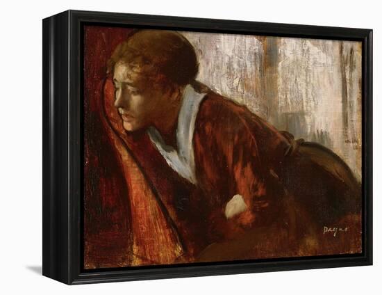 Melancholy-Edgar Degas-Framed Premier Image Canvas