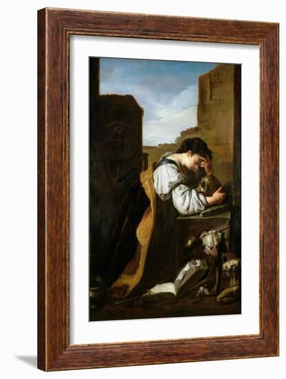 Melancholy-Domenico Fetti or Feti-Framed Giclee Print