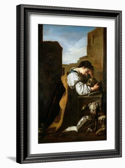 Melancholy-Domenico Fetti or Feti-Framed Giclee Print