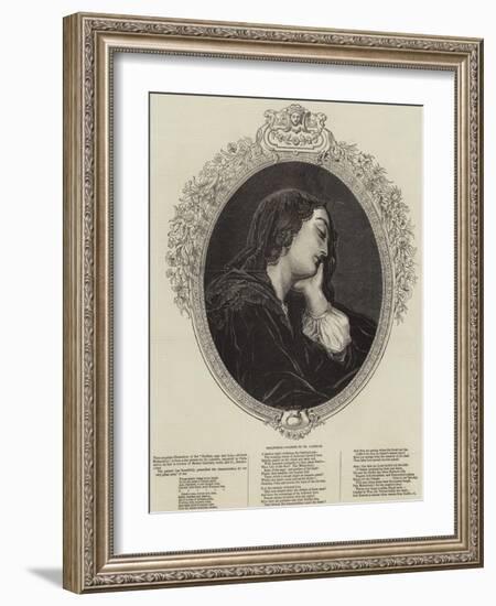 Melancholy-Charles Landelle-Framed Giclee Print