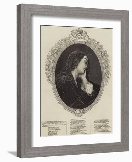 Melancholy-Charles Landelle-Framed Giclee Print