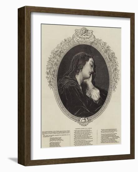 Melancholy-Charles Landelle-Framed Giclee Print