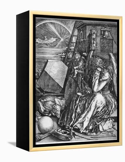 Melancolia, 1514-Albrecht Durer-Framed Premier Image Canvas
