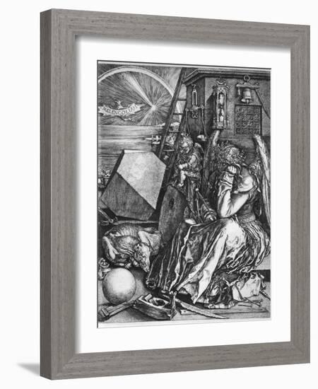 Melancolia, 1514-Albrecht Durer-Framed Giclee Print