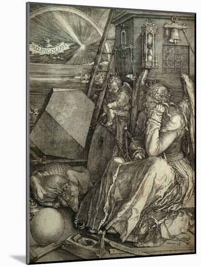 Melancolia-Albrecht Dürer-Mounted Giclee Print