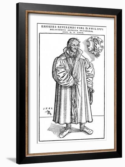 Melancthon 1561-Lucas Cranach-Framed Art Print