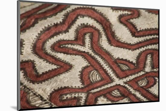 Melanesia, Papua New Guinea, Tufi. Traditional Handmade Tapa Cloth-Cindy Miller Hopkins-Mounted Photographic Print