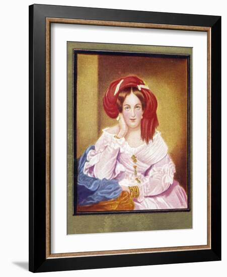 Melanie Zichy von Metternich-Moritz Michael Daffinger-Framed Giclee Print