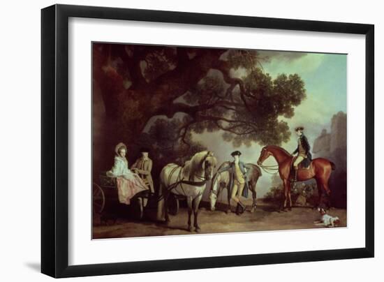 Melbourne and Milbanke Families-George Stubbs-Framed Giclee Print