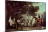 Melbourne and Milbanke Families-George Stubbs-Mounted Giclee Print