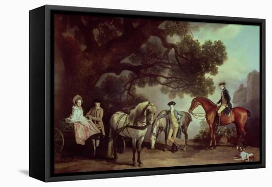 Melbourne and Milbanke Families-George Stubbs-Framed Premier Image Canvas
