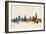 Melbourne Australia Skyline-Michael Tompsett-Framed Art Print