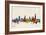 Melbourne Australia Skyline-Michael Tompsett-Framed Art Print