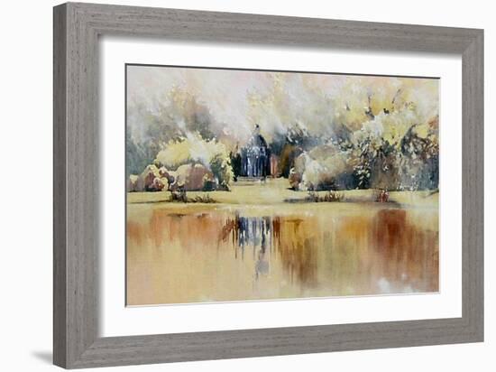 Melbourne gardens in winter-Mary Smith-Framed Giclee Print