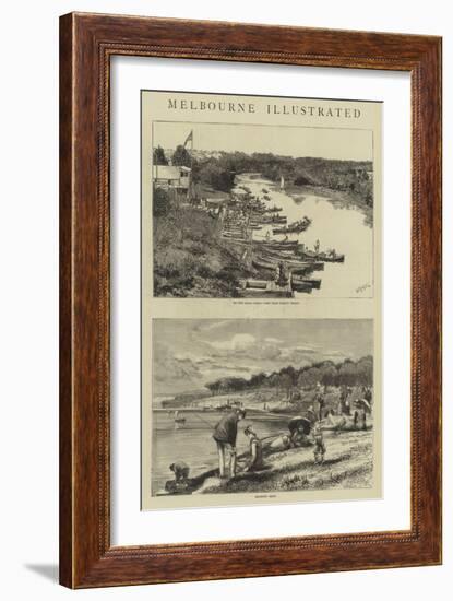 Melbourne Illustrated-William Lionel Wyllie-Framed Giclee Print