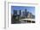 Melbourne Skyline Along Yarra River, Melbourne, Victoria, Australia, Pacific-Ian Trower-Framed Photographic Print