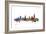 Melbourne Skyline-Michael Tompsett-Framed Art Print