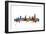 Melbourne Skyline-Michael Tompsett-Framed Art Print