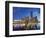 Melbourne Southbank Skyline, Eureka Tower and Hamer Hall over the Yarra River at Twilight-Cahir Davitt-Framed Photographic Print