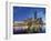 Melbourne Southbank Skyline, Eureka Tower and Hamer Hall over the Yarra River at Twilight-Cahir Davitt-Framed Photographic Print