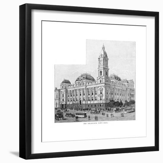 Melbourne Town Hall, Victoria, Australia, 1886-null-Framed Giclee Print