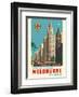 Melbourne, Victoria Australia - Seventh City of the Empire-Percy Trompf-Framed Art Print