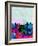 Melbourne Watercolor Skyline-NaxArt-Framed Art Print