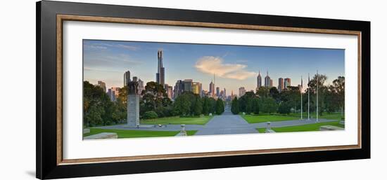 Melbourne-Wayne Bradbury-Framed Photographic Print