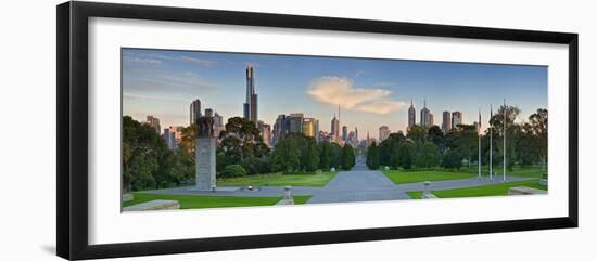 Melbourne-Wayne Bradbury-Framed Photographic Print
