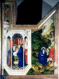 Annunciation and Visitation, 1394-1399-Melchior Broederlam-Framed Giclee Print