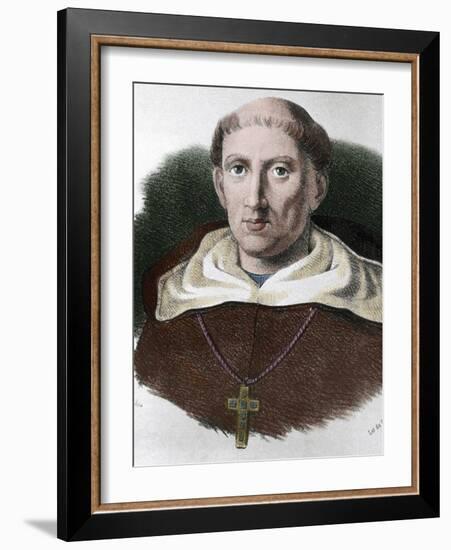 Melchior Cano (1509-1560). Spanish Scholastic Theologian. Colored Engraving.-Tarker-Framed Photographic Print