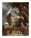The Floating Feather-Melchior d'Hondecoeter-Framed Premium Giclee Print