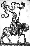 A Man on Horseback, 1576-Melchior Lorck-Giclee Print