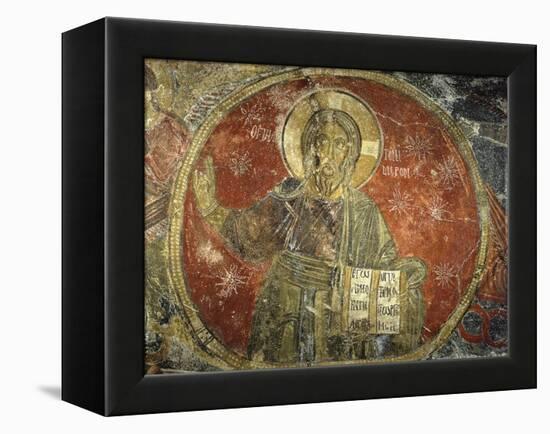 Melchizedek, Called the Ancient of Days, Fresco, 1196-null-Framed Stretched Canvas