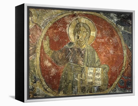 Melchizedek, Called the Ancient of Days, Fresco, 1196-null-Framed Stretched Canvas