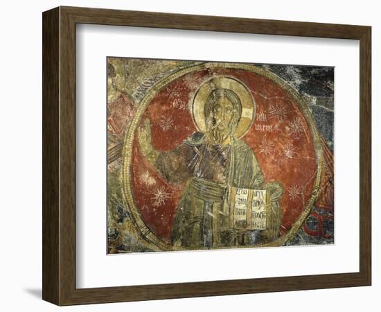 Melchizedek, Called the Ancient of Days, Fresco, 1196-null-Framed Art Print